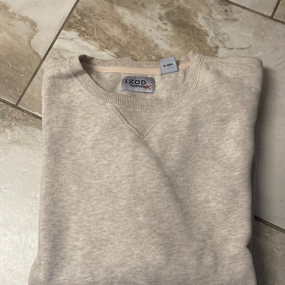 Men’s size large beige sweatshirt